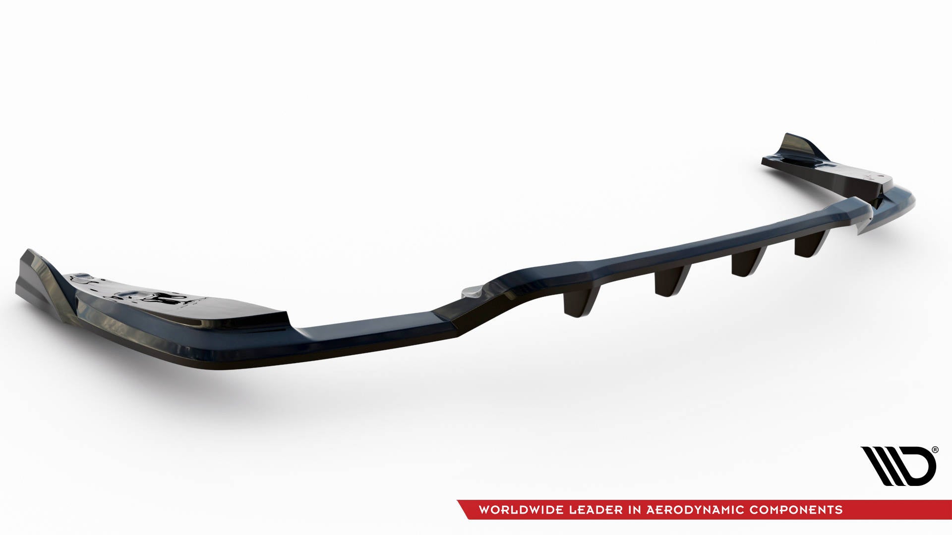 Maxton Mittlerer Diffusor Heck Ansatz DTM Look für V.2 BMW X4 M40i G02 schwarz Hochglanz