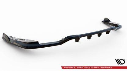 Maxton Mittlerer Diffusor Heck Ansatz DTM Look für V.2 BMW X4 M40i G02 schwarz Hochglanz
