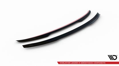 Maxton Spoiler CAP für Ford Mondeo Sport Mk5 Facelift / Fusion Sport Mk2 Facelift schwarz Hochglanz