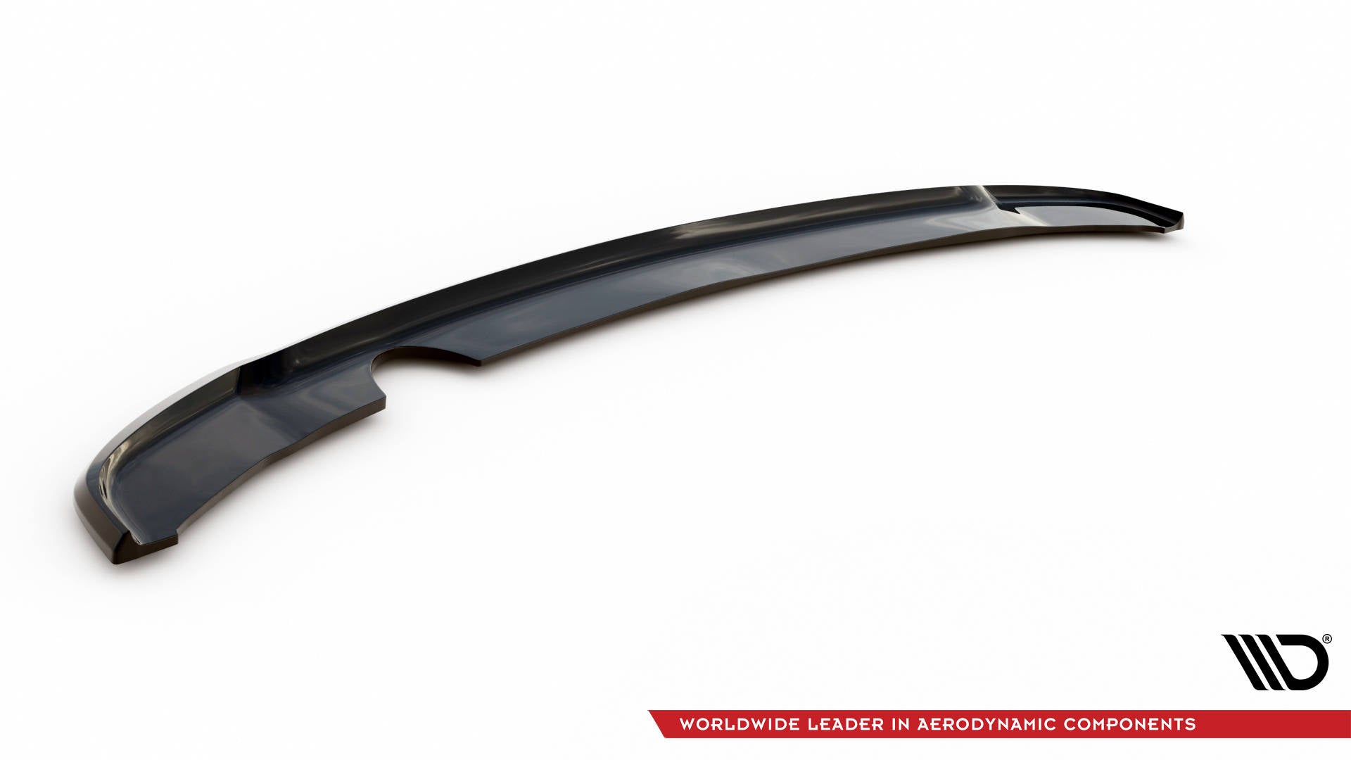 Maxton Mittlerer Diffusor Heck Ansatz für Hyundai I20 Mk2 Facelift schwarz Hochglanz