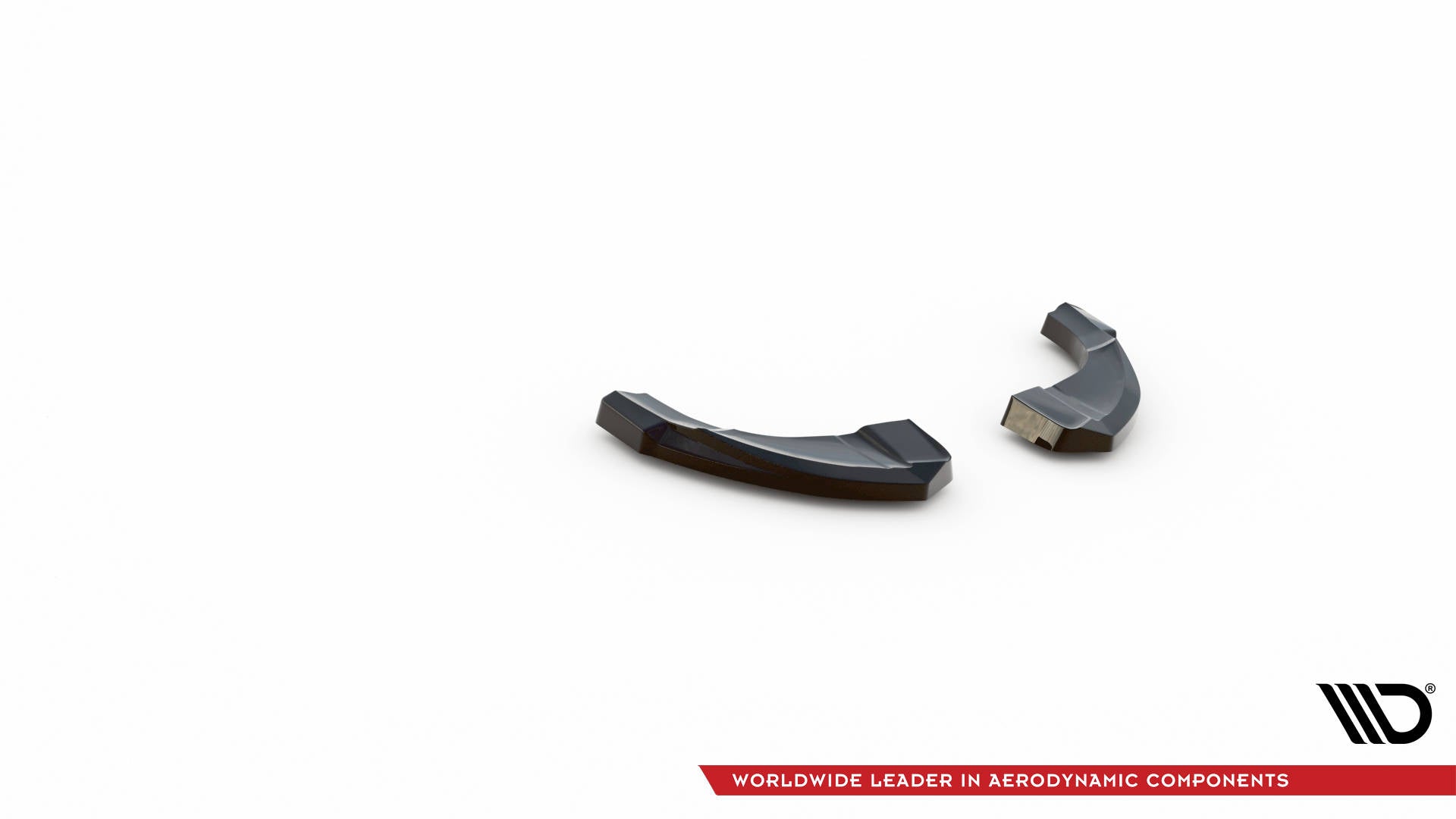 Maxton Heck Ansatz Flaps Diffusor V.1 für Hyundai Kona Mk1 schwarz Hochglanz