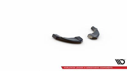 Maxton Heck Ansatz Flaps Diffusor V.1 für Hyundai Kona Mk1 schwarz Hochglanz