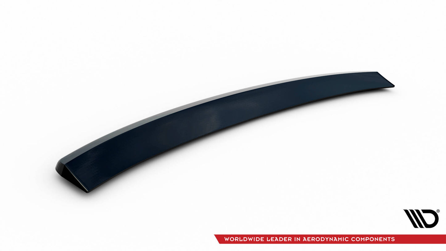 Maxton Mittlerer Diffusor Heck Ansatz für Audi A4 S-Line B8 Facelift schwarz Hochglanz