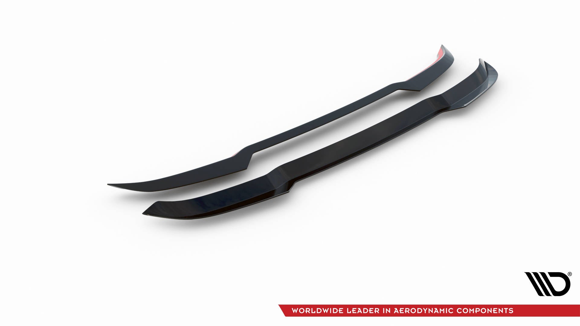 Maxton Spoiler CAP für Audi Q5 S-Line SUV Mk2 Facelift schwarz Hochglanz