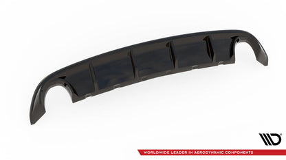 Maxton Diffusor Heck Ansatz für Ford Edge Mk2 schwarz Hochglanz