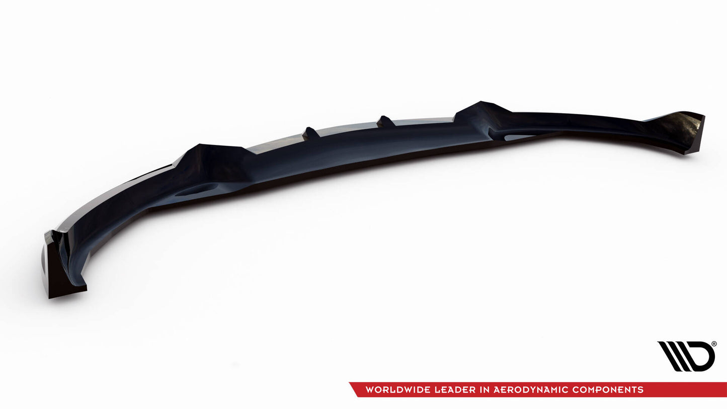 Maxton Front Ansatz V.1 für BMW iX M-Paket i20 schwarz Hochglanz