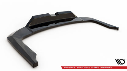 Maxton Mittlerer Diffusor Heck Ansatz DTM Look für Hyundai Elantra Mk7 schwarz Hochglanz