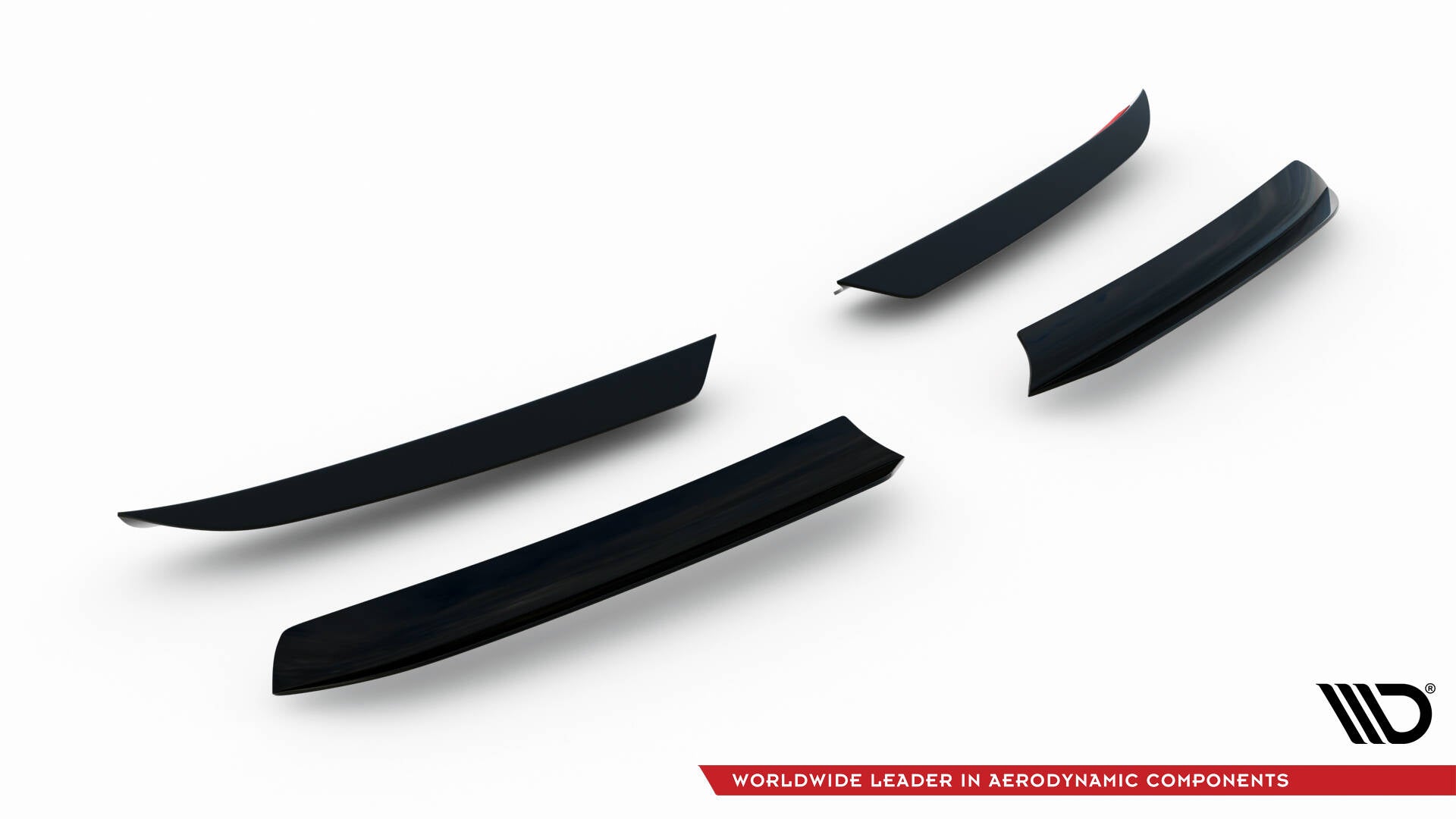 Maxton Spoiler CAP für Ford Transit Connect Mk2 Facelift schwarz Hochglanz