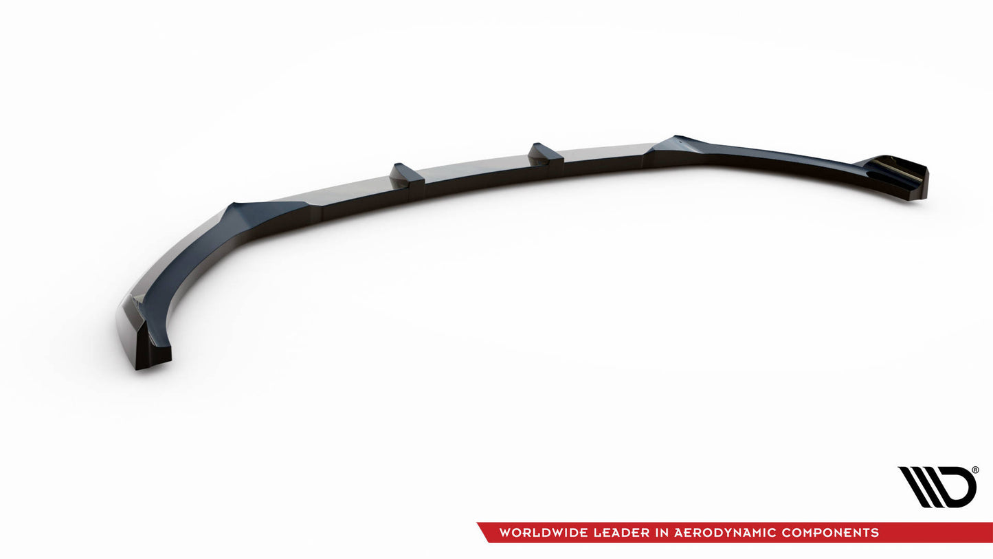Maxton Front Ansatz V.2 für Hyundai I20 Mk2 Facelift schwarz Hochglanz