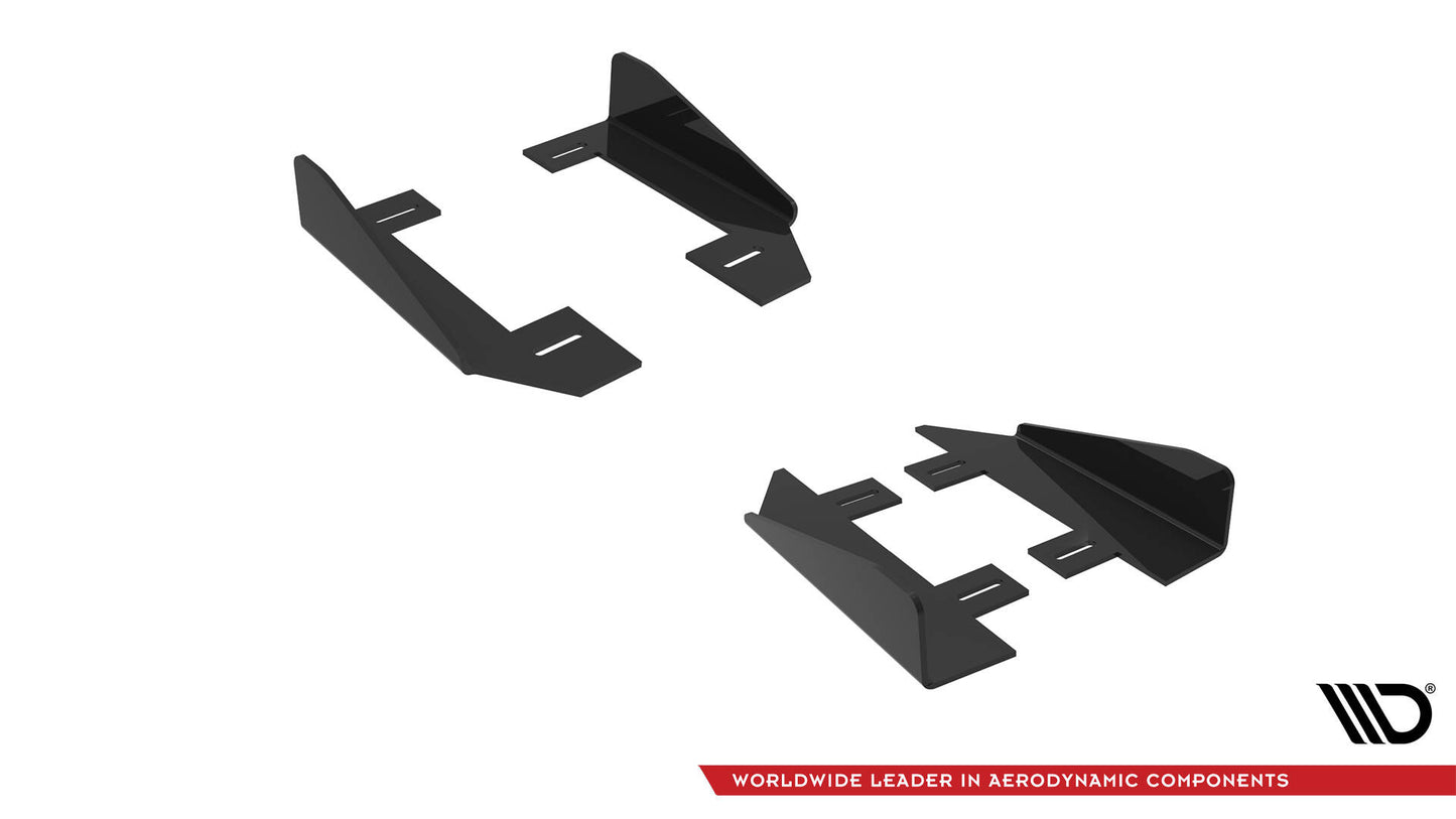 Maxton Side Flaps Audi TT S / S-Line 8S schwarz Hochglanz