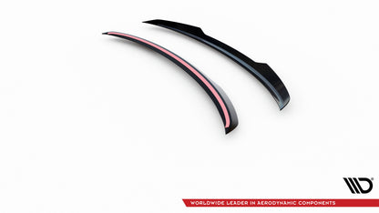 Maxton Spoiler CAP für Audi Q3 S-Line F3 schwarz Hochglanz