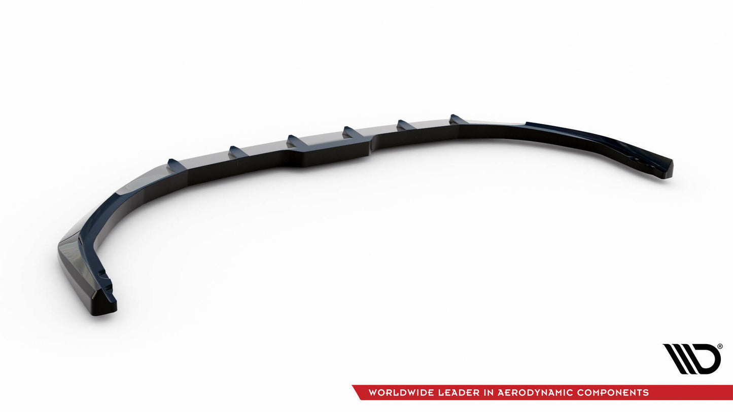 Maxton Front Ansatz V.1 für Peugeot 308 Mk3 schwarz Hochglanz