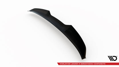 Maxton Spoiler CAP für 3D Audi A3 / A3 S-Line / S3 / RS3 Limousine 8V schwarz Hochglanz