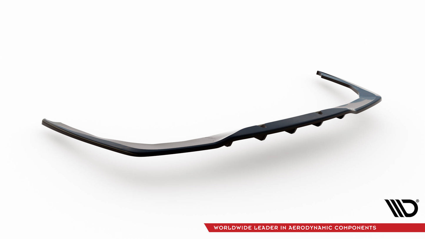 Maxton Mittlerer Diffusor Heck Ansatz DTM Look für Kia Stinger Mk1 schwarz Hochglanz