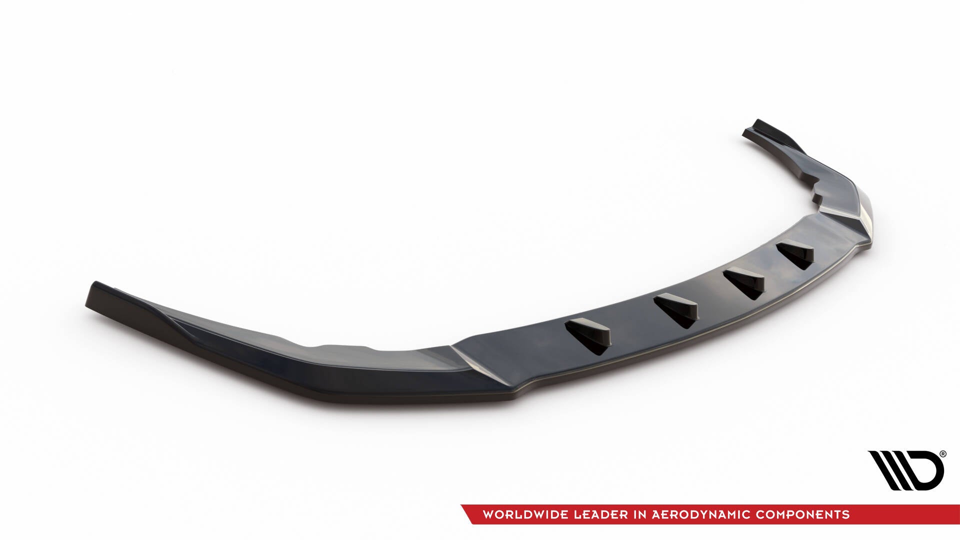 Maxton Front Ansatz für V.9 BMW M135i F40 schwarz Hochglanz