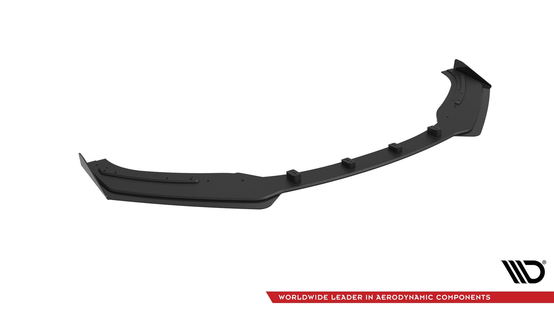 Maxton Street Pro Front Ansatz für +Flaps für + Flaps Audi TT S / S-Line 8S schwarz Hochglanz