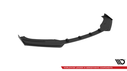 Maxton Street Pro Front Ansatz für +Flaps für + Flaps Audi TT S / S-Line 8S schwarz Hochglanz