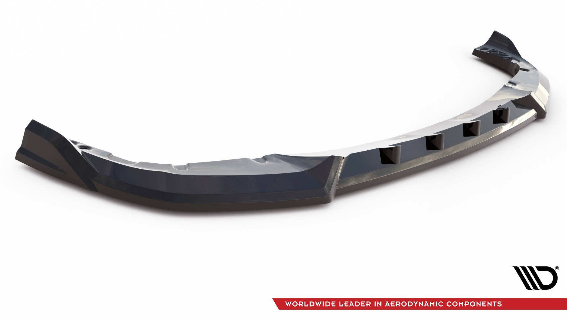 Maxton Front Ansatz V.2 für BMW X6 M F96 schwarz Hochglanz