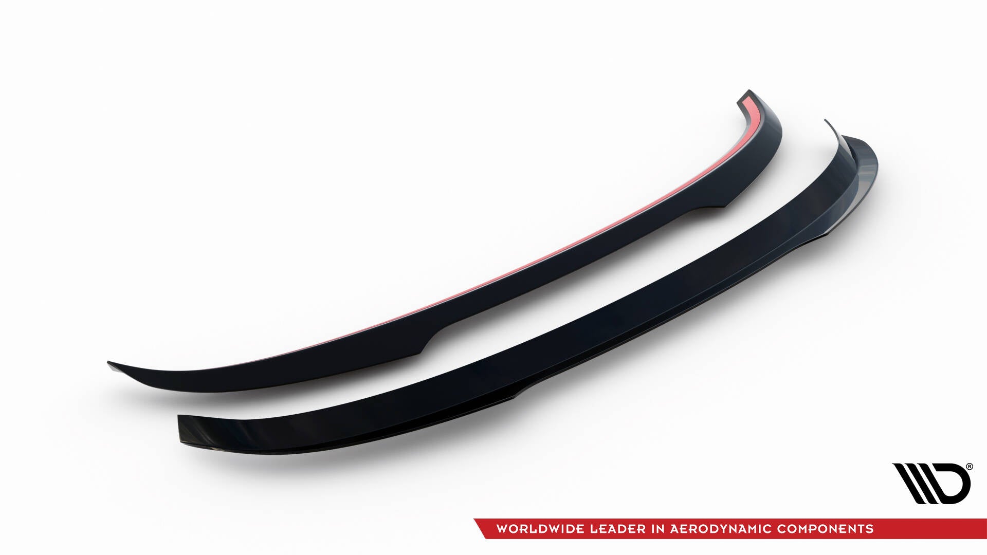 Maxton Spoiler CAP für Audi A3 Sportback 8V Facelift schwarz Hochglanz