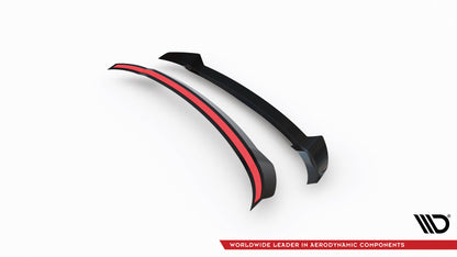 Maxton Spoiler CAP für Kia Sorento Mk4 schwarz Hochglanz
