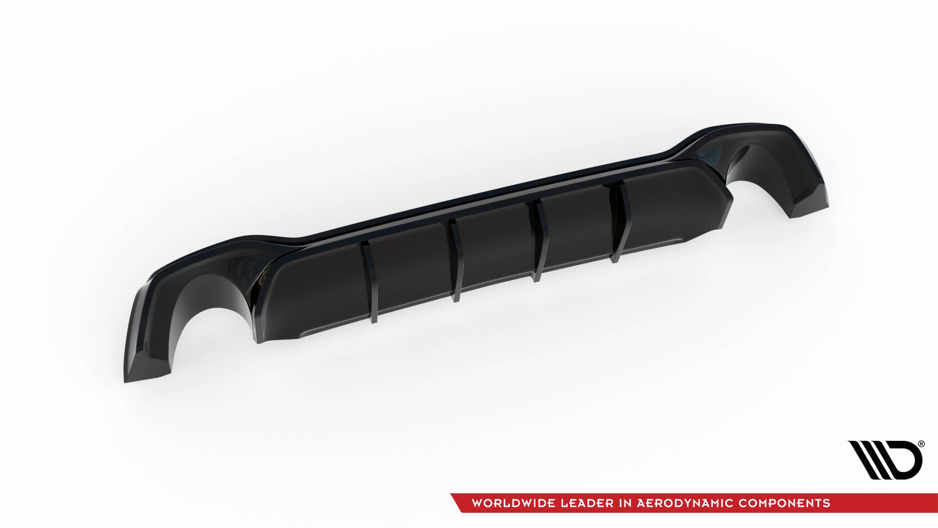 Maxton Diffusor Heck Ansatz V.2 für Ford Focus Kombi ST Mk4 schwarz Hochglanz