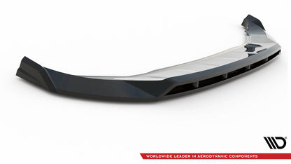 Maxton Front Ansatz V.2 für Audi Q4 e-tron Sportback Mk1 schwarz Hochglanz
