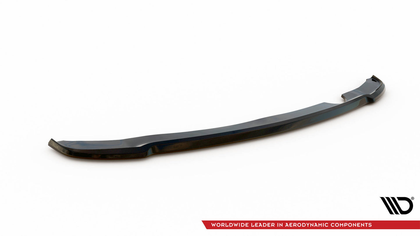 Maxton Mittlerer Diffusor Heck Ansatz für Hyundai I20 Mk2 Facelift schwarz Hochglanz