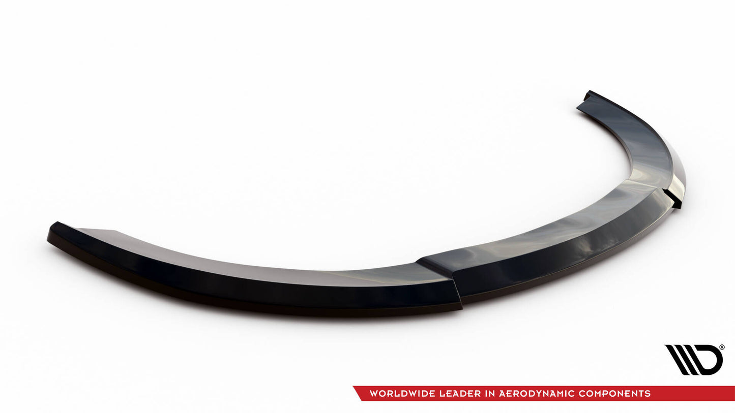 Maxton Front Ansatz V.1 für Audi A7 C7 schwarz Hochglanz