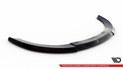 Maxton Front Ansatz V.1 für Audi A7 C7 schwarz Hochglanz