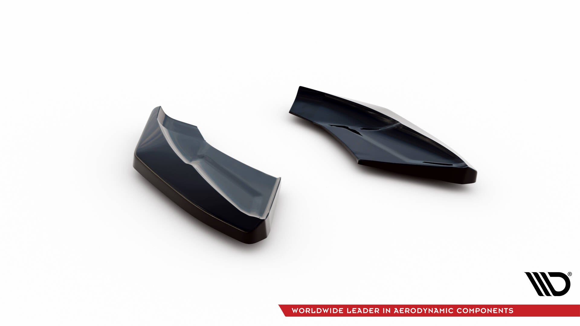 Maxton Heck Ansatz Flaps Diffusor für Audi TT S 8S Facelift schwarz Hochglanz