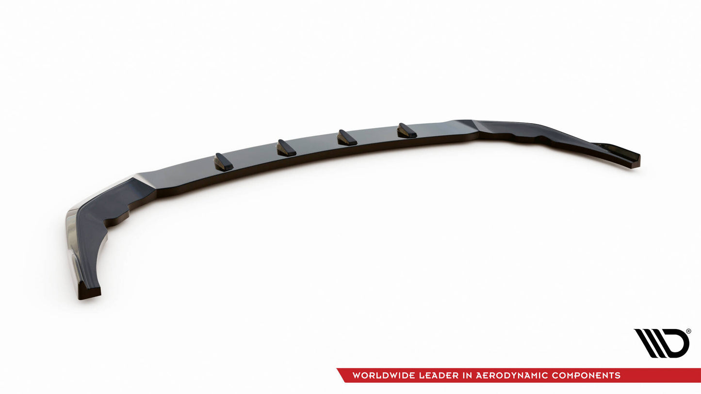Maxton Front Ansatz für V.9 BMW M135i F40 schwarz Hochglanz