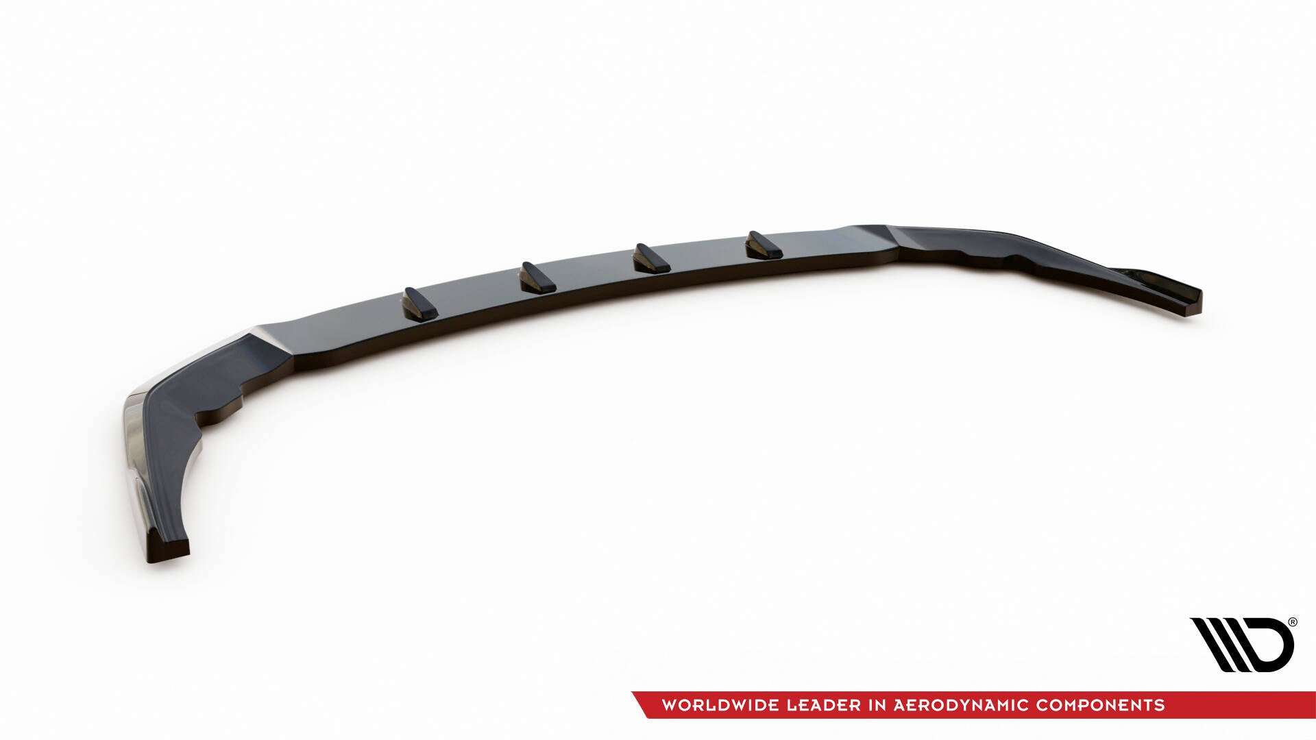 Maxton Front Ansatz für V.9 BMW M135i F40 schwarz Hochglanz