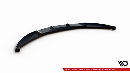 Maxton Front Ansatz V.2 für BMW 1er M-Paket E82 schwarz Hochglanz