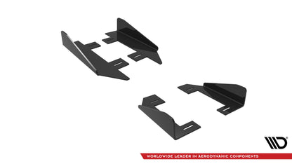 Maxton Side Flaps Audi TT S / S-Line 8S schwarz Hochglanz