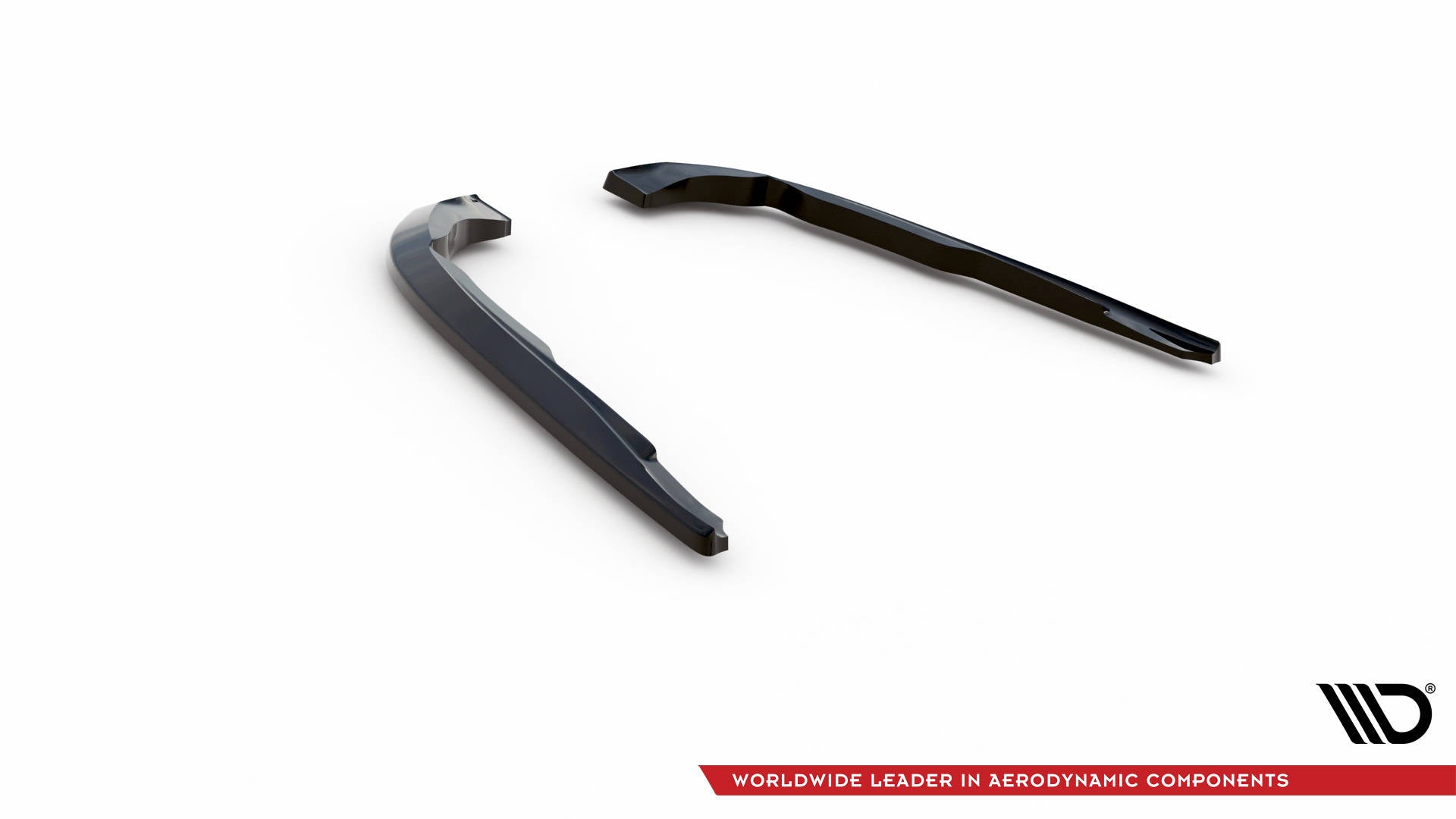 Maxton Heck Ansatz Flaps Diffusor V.1 für Infiniti Q50 S Mk1 schwarz Hochglanz