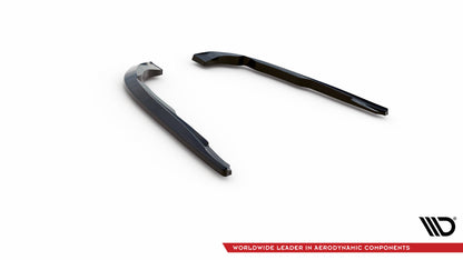 Maxton Heck Ansatz Flaps Diffusor V.1 für Infiniti Q50 S Mk1 schwarz Hochglanz
