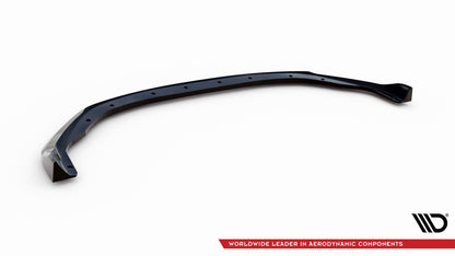 Maxton Front Ansatz V.1 für Renault Clio R.S. Line Mk5 schwarz Hochglanz