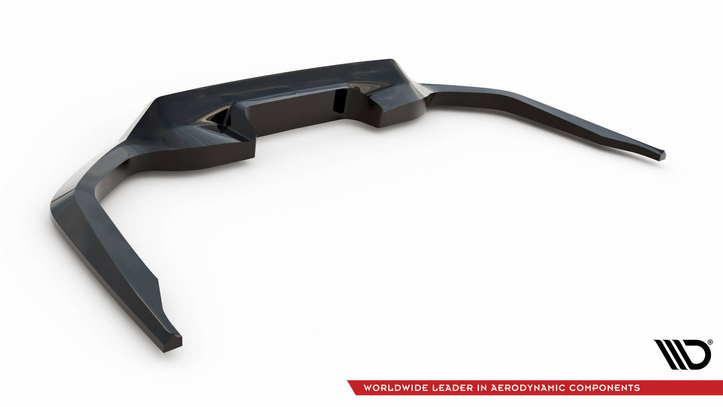 Maxton Mittlerer Diffusor Heck Ansatz DTM Look für Honda Civic SI Mk10 schwarz Hochglanz