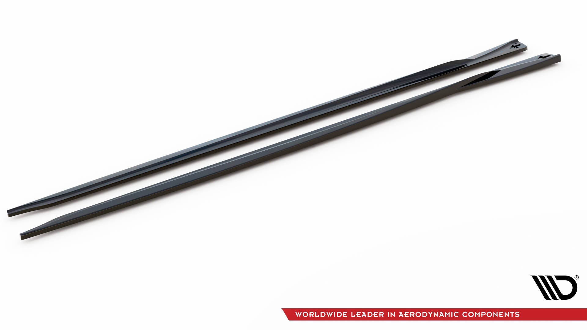 Maxton Seitenschweller Ansatz für Alfa Romeo Giulia Sport schwarz Hochglanz