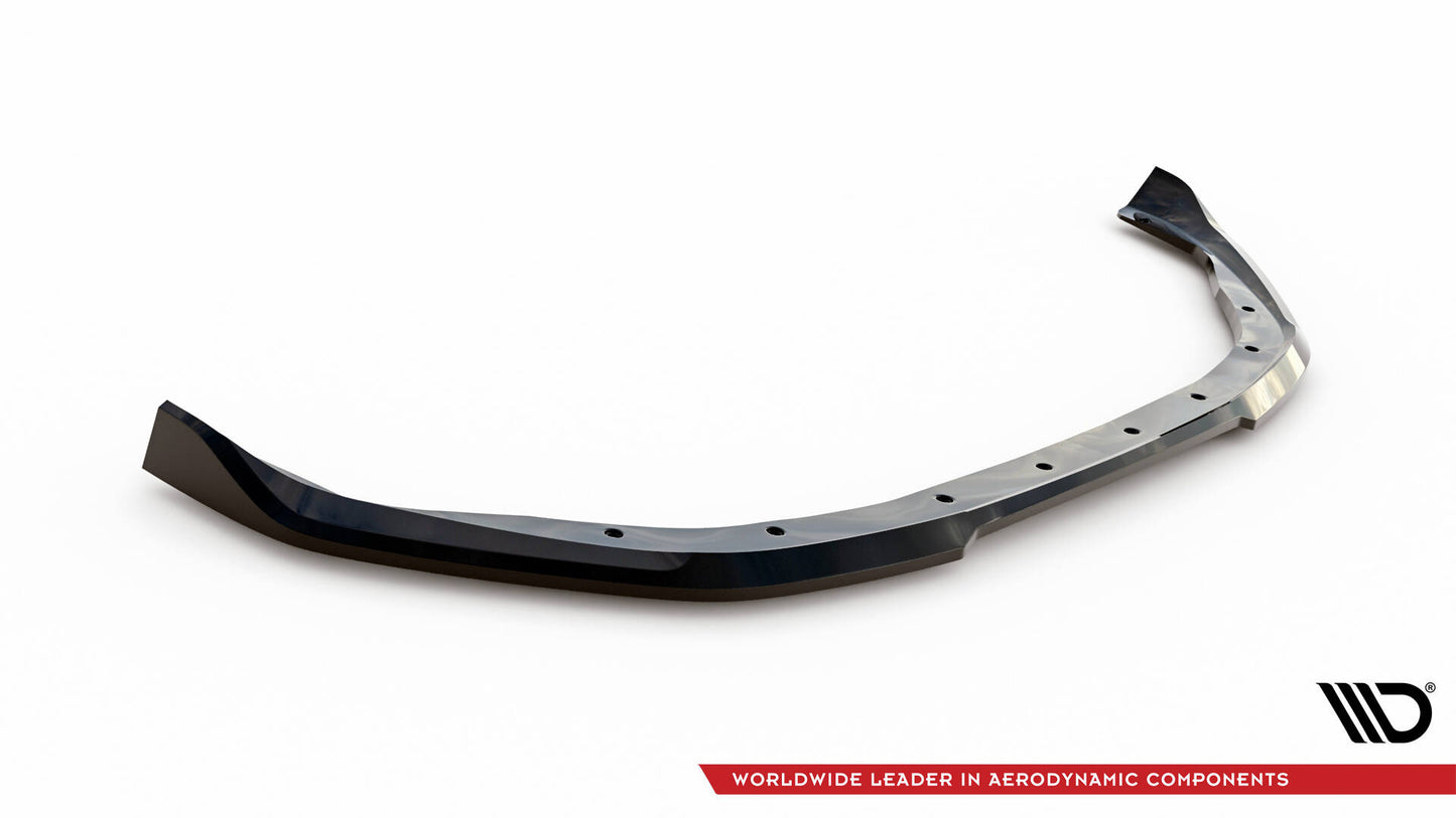 Maxton Front Ansatz V.1 für Renault Clio R.S. Line Mk5 schwarz Hochglanz