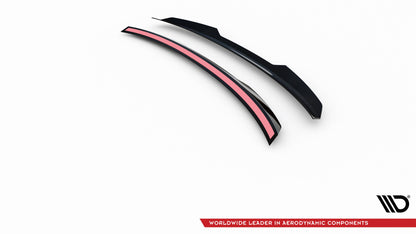 Maxton Spoiler CAP für Audi TT S / S-Line 8S schwarz Hochglanz