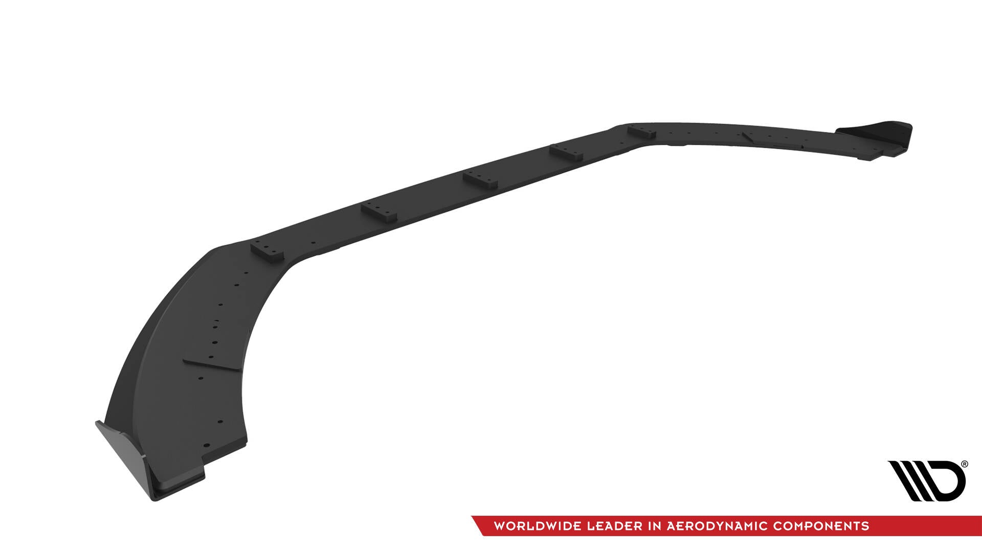 Maxton Street Pro Front Ansatz für +Flaps für + Flaps Ford Fiesta ST Mk8 Facelift schwarz Hochglanz