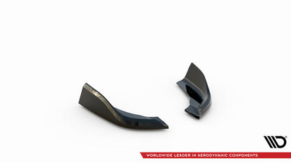 Maxton Heck Ansatz Flaps Diffusor V.6 für BMW 1er F40 M-Paket/ M135i schwarz Hochglanz