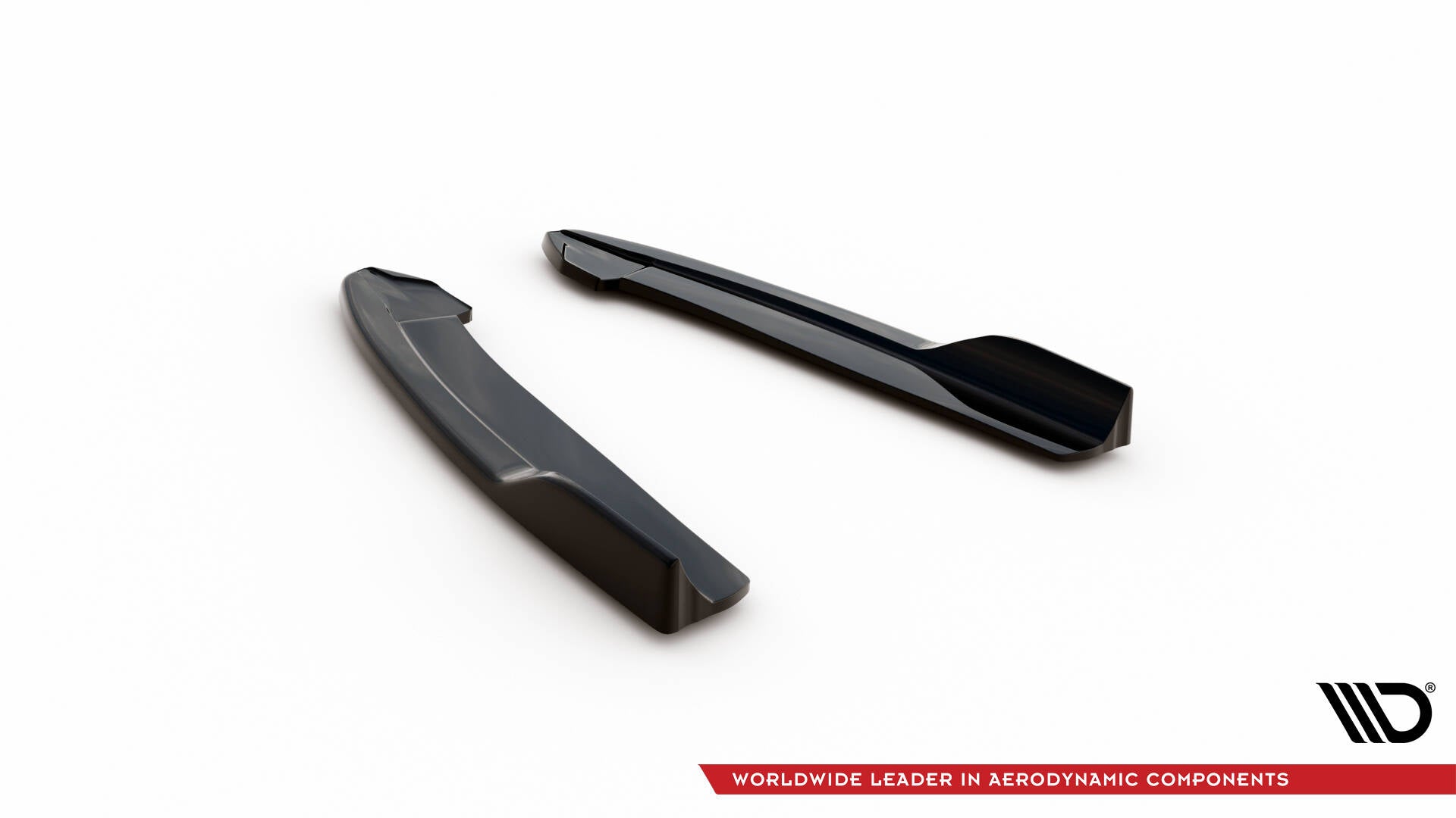 Maxton Heck Ansatz Flaps Diffusor für V.8 Ford Focus Kombi ST Mk4 schwarz Hochglanz