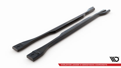 Maxton Seitenschweller Ansatz für Jaguar E-Pace R-Dynamic Mk1 schwarz Hochglanz