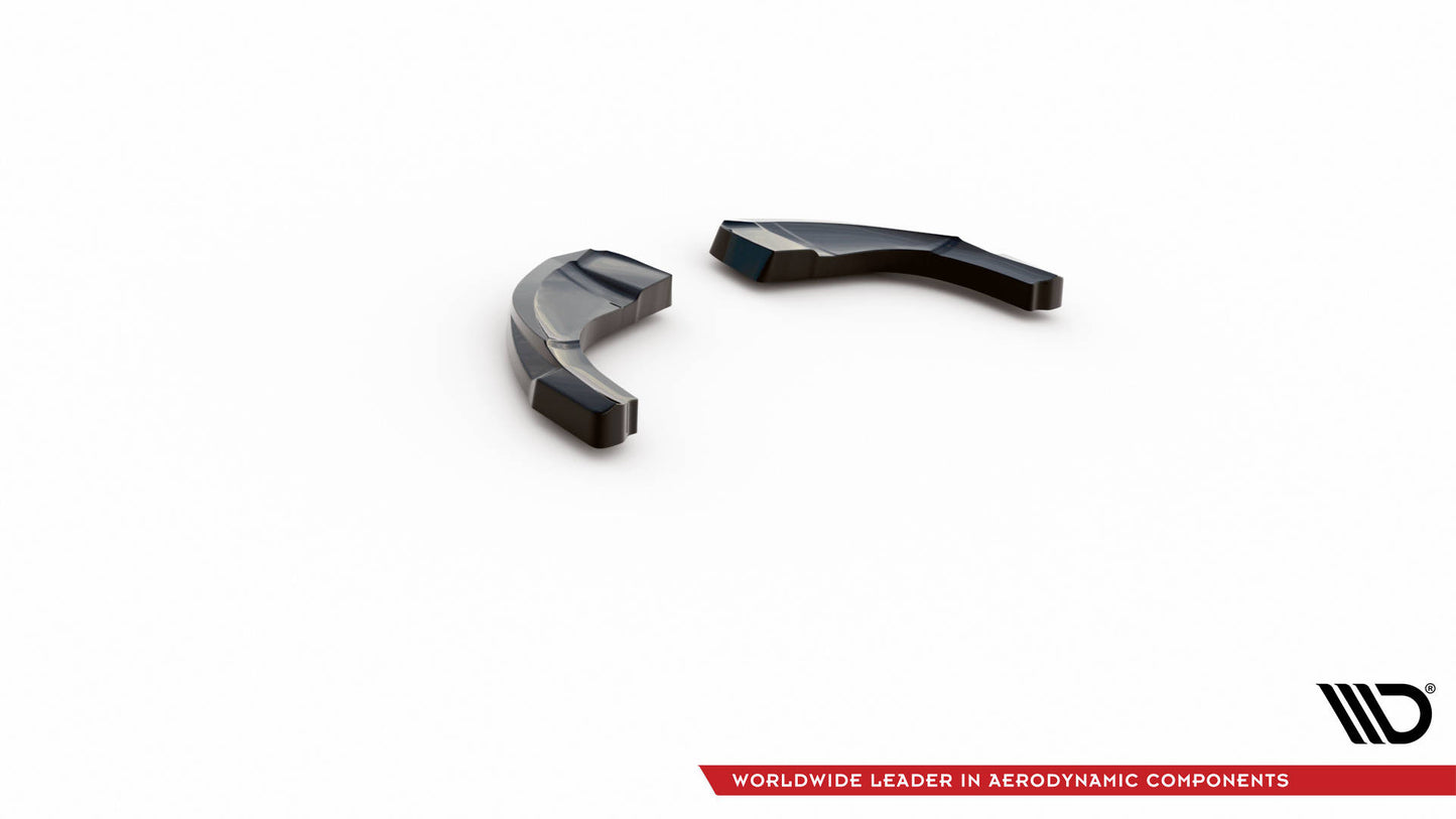 Maxton Heck Ansatz Flaps Diffusor V.1 für Hyundai Kona Mk1 schwarz Hochglanz