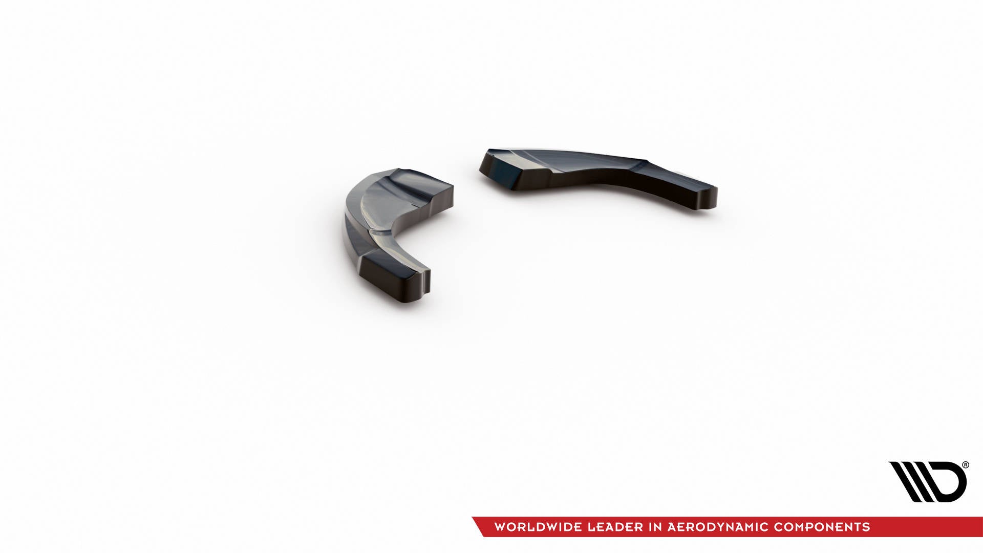 Maxton Heck Ansatz Flaps Diffusor V.1 für Hyundai Kona Mk1 schwarz Hochglanz
