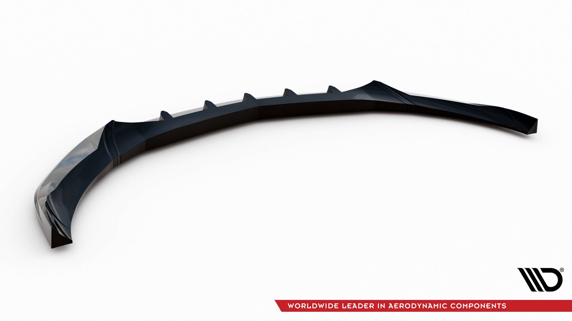 Maxton Front Ansatz V.2 für Mercedes-Benz A AMG-Line W176 Facelift schwarz Hochglanz