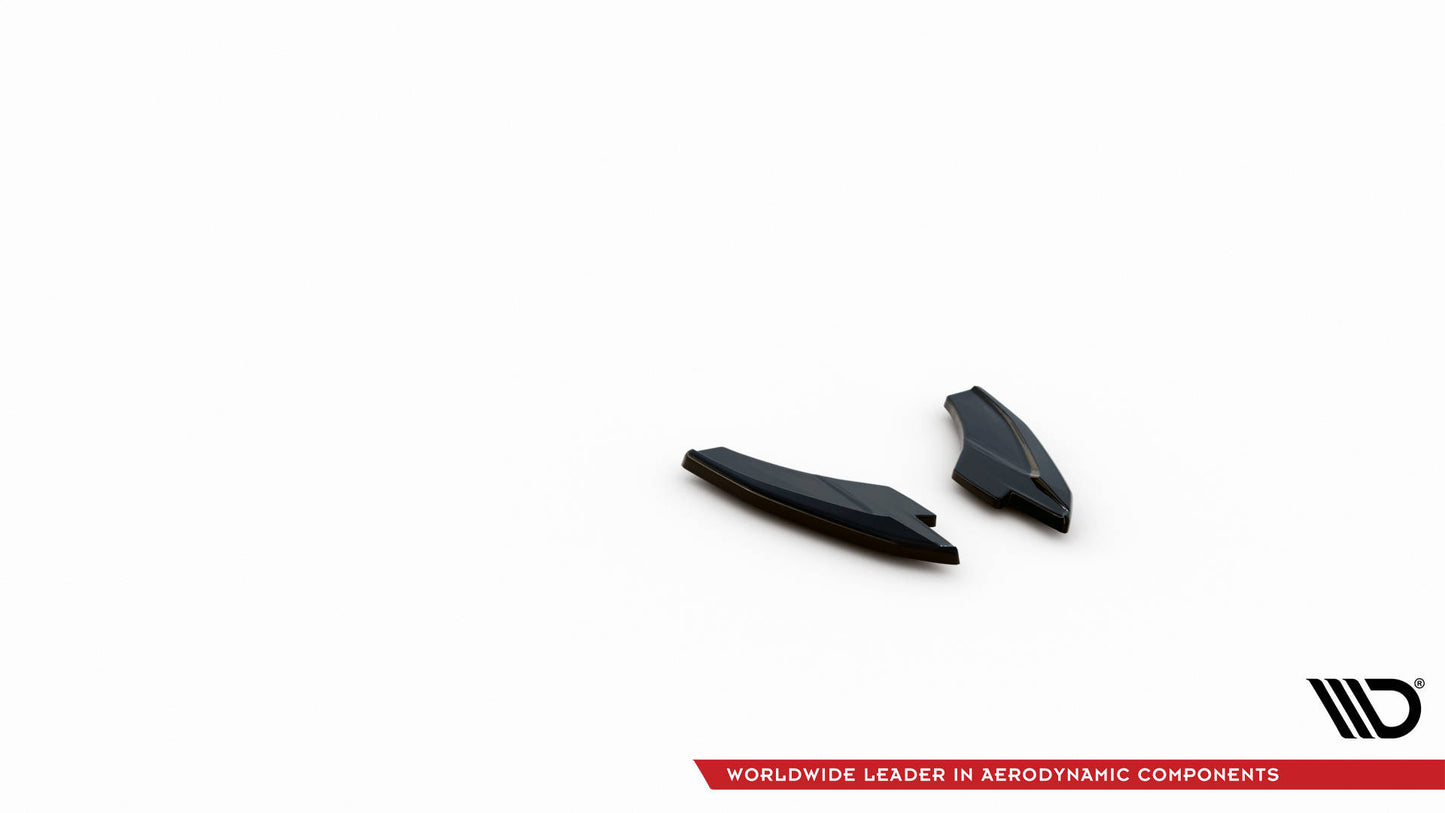 Maxton Heck Ansatz Flaps Diffusor V.2 für Audi S3 Limousine 8Y schwarz Hochglanz