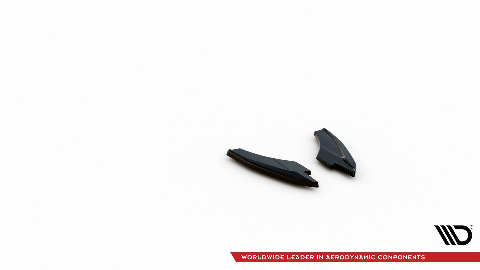 Maxton Heck Ansatz Flaps Diffusor V.2 für Audi S3 Limousine 8Y schwarz Hochglanz